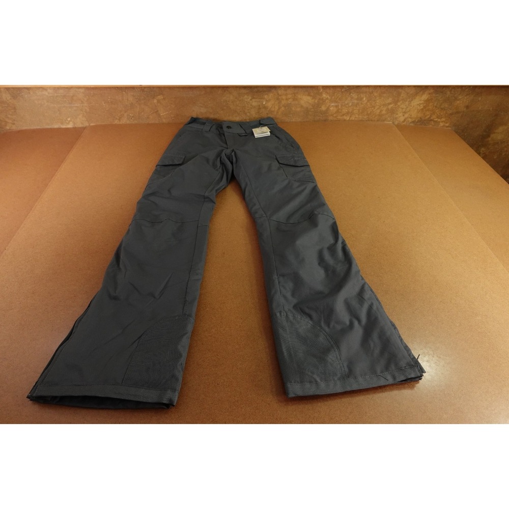 Arctix Womens X-Small 33L Steel Gray Lined Cargo Pocket Tracking Snow Pants NWT